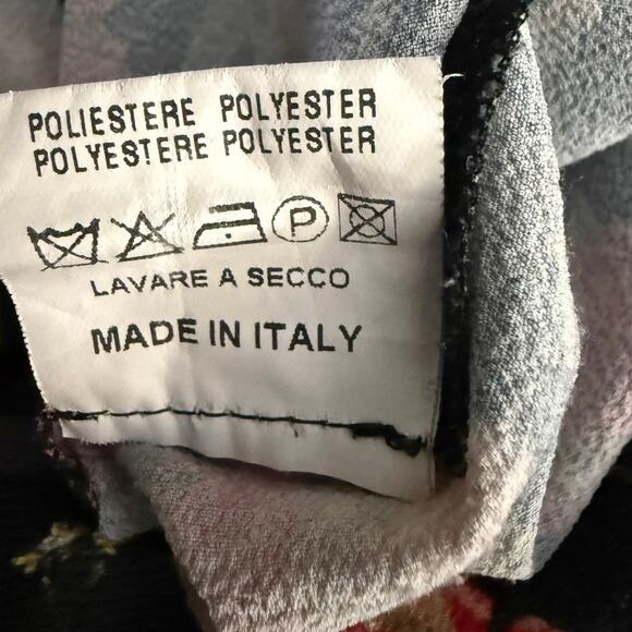 EUC $575 Alcoolique Black Floral Linda Dress IT 42 US 6 - Like new! - Picture 9 of 14